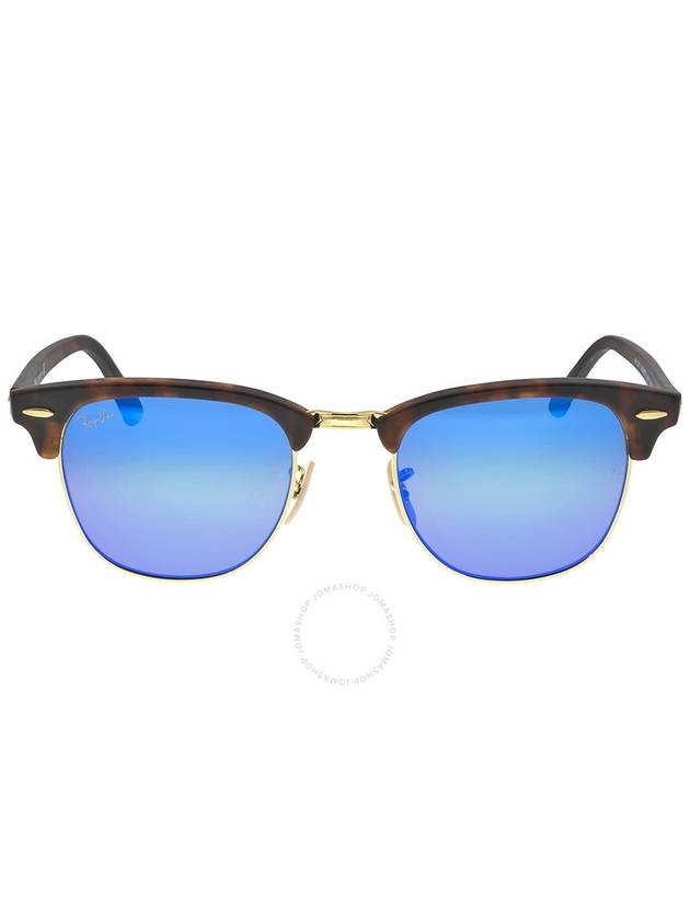 Ray Ban Clubmaster Blue Flash Unisex Sunglasses RB3016 114517 51 - RAY-BAN - BALAAN 1