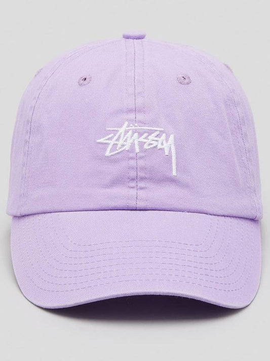 Stock Low Pro Ball Cap Grape - STUSSY - BALAAN 2