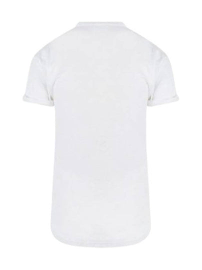 Isabel Marant Coldy Logo T Shirt White Black TS0004FA A1N09E 20WH - ISABEL MARANT - BALAAN 2