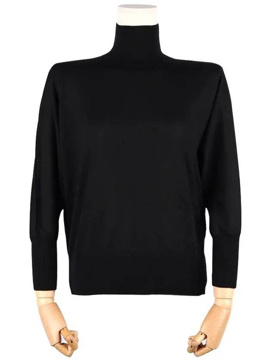 Women's Talea Virgin Wool Turtleneck Black - MAX MARA - BALAAN 2