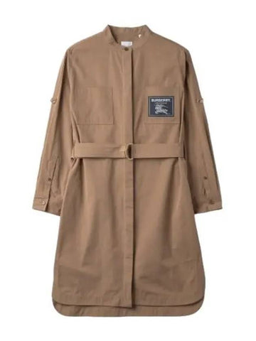 Prorsum Label Belt Shirt Dress Beige - BURBERRY - BALAAN 1