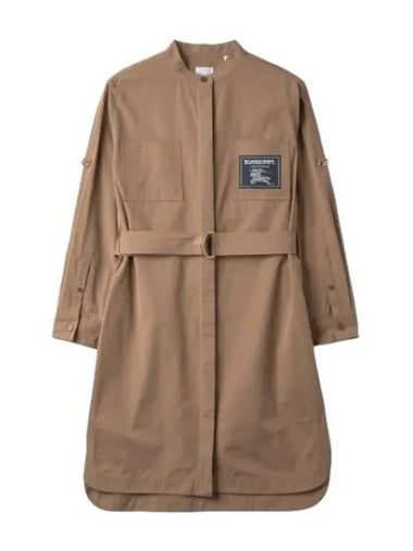 Prorsum Label Belt Shirt Dress Beige - BURBERRY - BALAAN 1