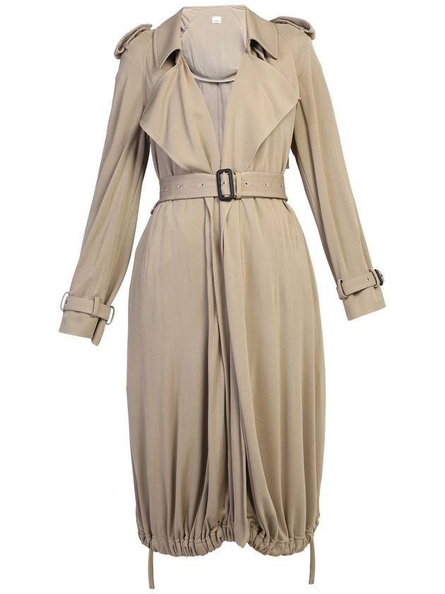 pleated trench coat beige - BURBERRY - BALAAN 1