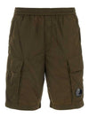 Chrome R Bermuda Shorts Green - CP COMPANY - BALAAN 1