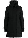 Lorette Hooded Padding Parka Black - CANADA GOOSE - BALAAN 2