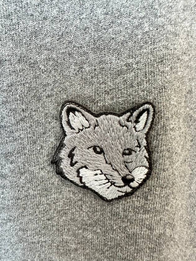 Bold Fox Head Patch Oversized Sweatshirtt Grey - MAISON KITSUNE - BALAAN 3