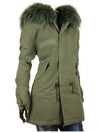 Mr and Mrs Spur Mink Raccoon Fur Hooded Parka PM223S - MR & MRS ITALY - BALAAN 4
