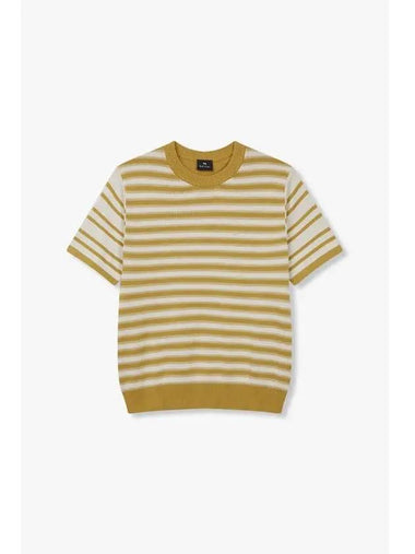 PS striped front knit mustard - PAUL SMITH - BALAAN 1