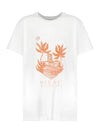 Men's Zafferh Printed Cotton Short Sleeve T-Shirt White - ISABEL MARANT - BALAAN 3