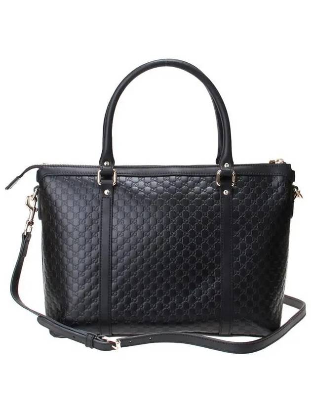 Microssima Two Way Tote Bag Black - GUCCI - BALAAN 5