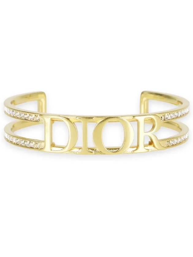 Revolution Bangle Crystal Bracelet Gold - DIOR - BALAAN 2