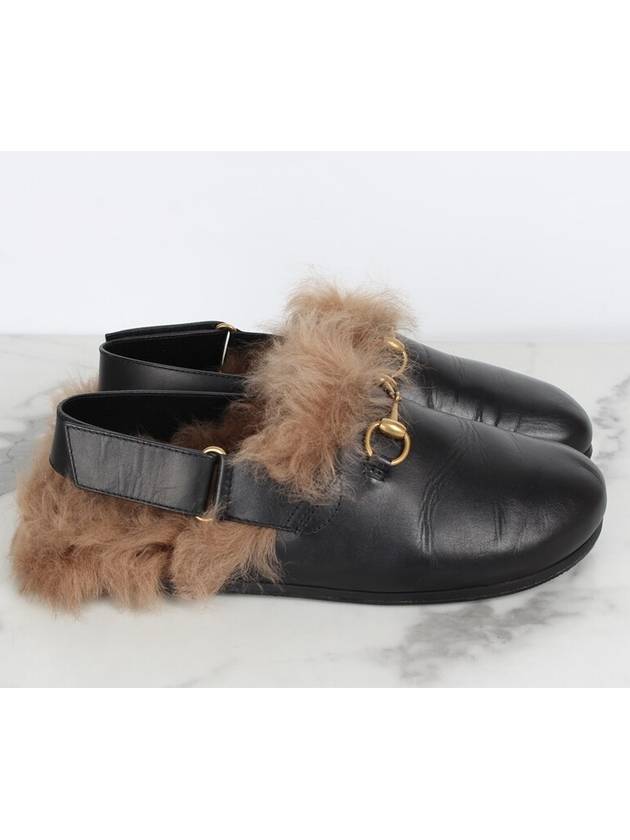 Men s Horsebit Fur Slippers 8 5 275 - GUCCI - BALAAN 7