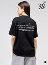 Roffle lettering overfit short sleeve t-shirt black - ELIMENO - BALAAN 3