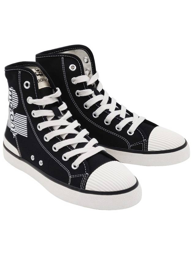 Women's Benkeenh High Top Sneakers Black - ISABEL MARANT - BALAAN 5