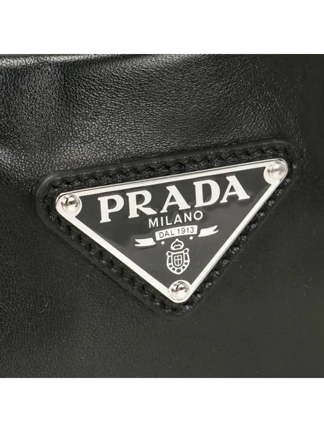 Soft Padded Nappa Leather Mini Bag Black - PRADA - BALAAN 6