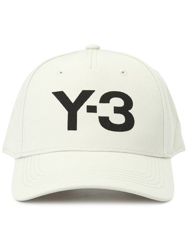 embroid logo baseball ball cap offwhite - Y-3 - BALAAN 1