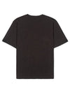 Men's Slow Food Short Sleeve T-Shirt Charcoal I2ST03BK - IOEDLE - BALAAN 4