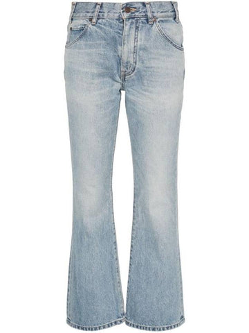 Dylan Eclipse Wash Flared Jeans Blue - CELINE - BALAAN 1