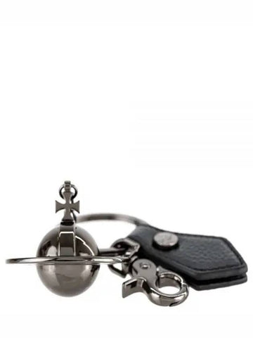 REVEGAN 3D ORB GUNMETAL 8203010TU OM0009 N403 Lee vegan keyring - VIVIENNE WESTWOOD - BALAAN 1