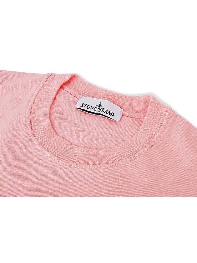 Wappen Patch Crew Neck Sweatshirt Pink - STONE ISLAND - BALAAN 4