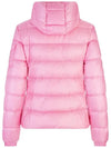 Women's Gles Down Short Padding Rose Pink - MONCLER - BALAAN 3