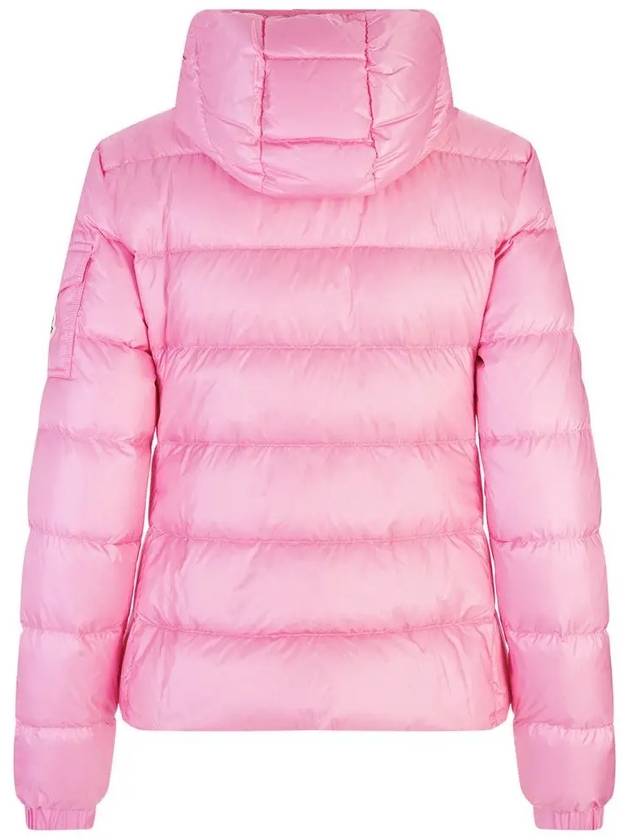 GLES hooded padded jacket neon pink 1A000 10 595ZZ 538 - MONCLER - BALAAN 3