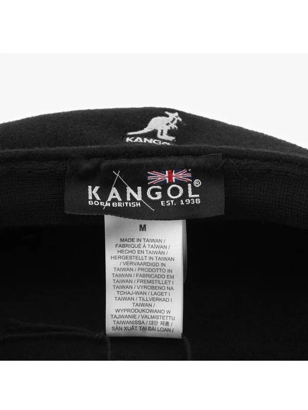 Wool Hawker Cap Black - KANGOL - BALAAN 4