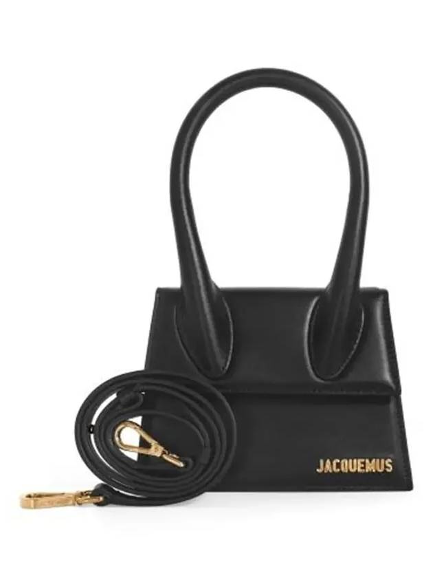 Le Chiquito Moyen Medium Leather Tote Bag Black - JACQUEMUS - BALAAN 6