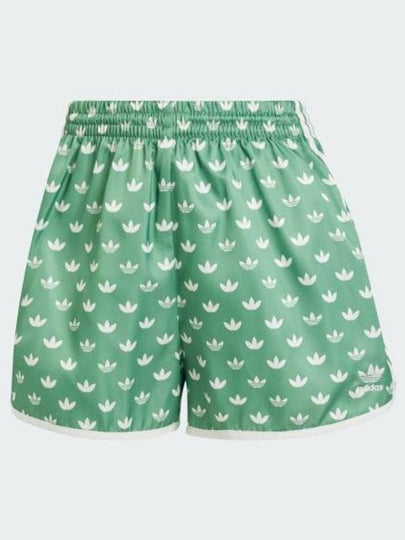 Monogram 3 Stripes Shorts Green - ADIDAS - BALAAN 2