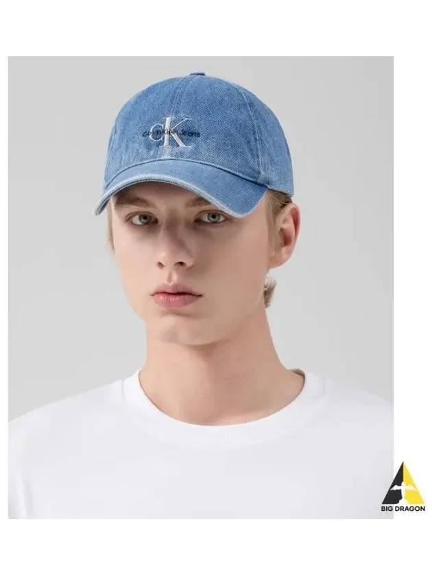 JEANS Men s Light Blue CKJ Denim Ball Cap HX0278 458 - CALVIN KLEIN - BALAAN 1