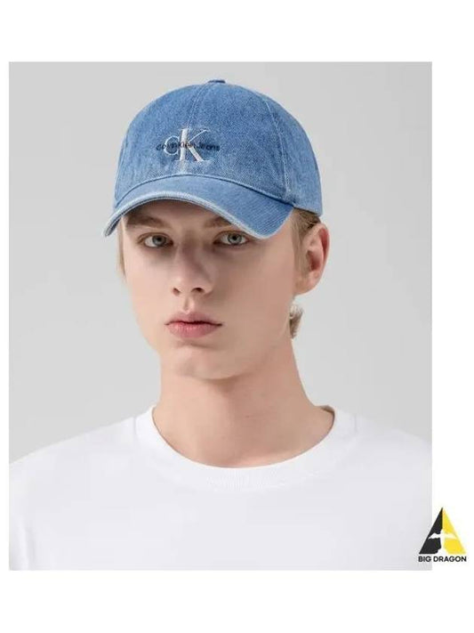 JEANS Men s Light Blue CKJ Denim Ball Cap HX0278 458 - CALVIN KLEIN - BALAAN 1