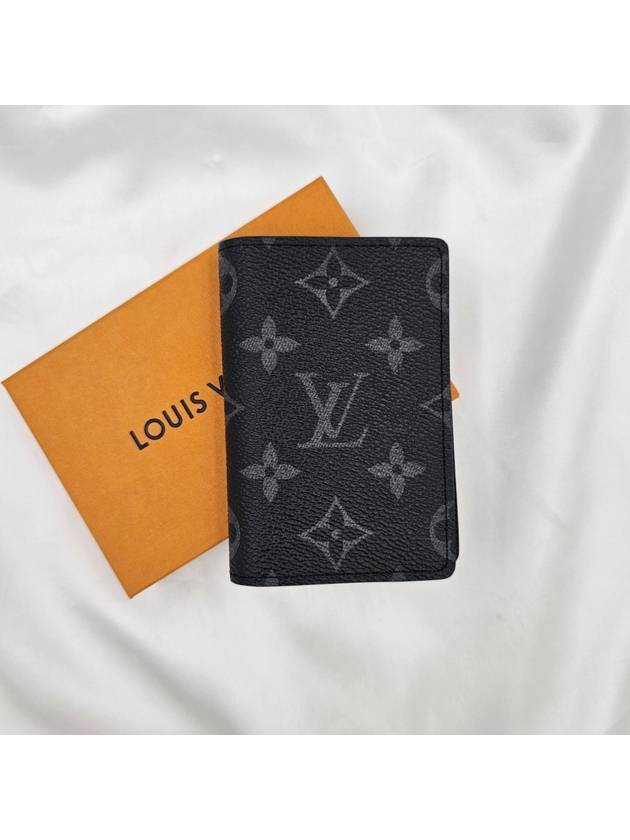 Pocket Organizer Monogram Card Wallet Black - LOUIS VUITTON - BALAAN 2