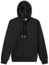 Men's Paris Logo Print Hoodie Black - AMI - BALAAN 1