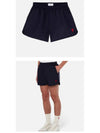 Heart Logo Swim Shorts Navy - AMI - BALAAN 5