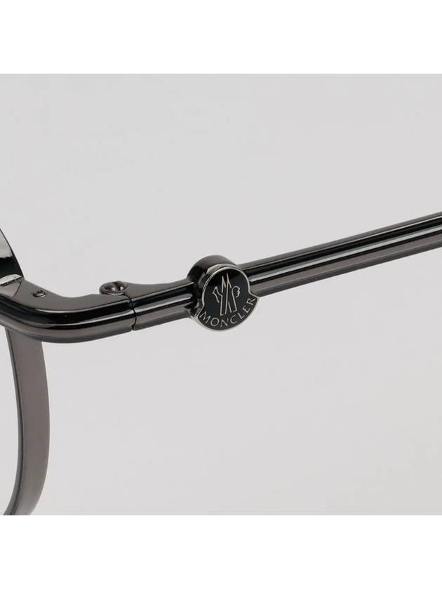 Eyewear Round Metal Eyeglasses Black - MONCLER - BALAAN 6