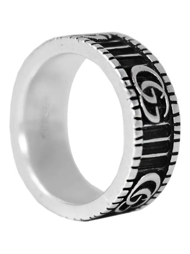 GG Marmont Silver Ring with Bouble G Detail - GUCCI - BALAAN 6