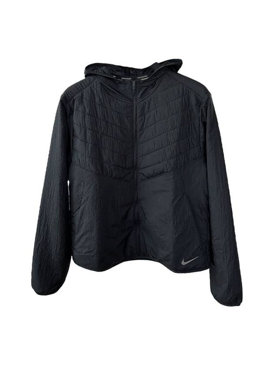 Aero Layer Running Nylon Windbreaker Black - NIKE - BALAAN 1