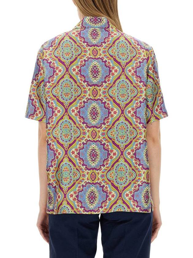 Etro Printed Silk Shirt - ETRO - BALAAN 3