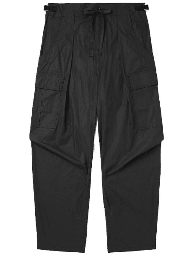 Caleb cargo straight pants black - ISABEL MARANT - BALAAN 1