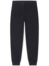 Golf Wear Tricoat Bonding Half Jogger Pants Black - WHITEBALL - BALAAN 8