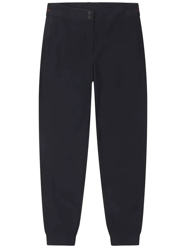 Golf Wear Tricoat Bonding Half Jogger Pants Black - WHITEBALL - BALAAN 8