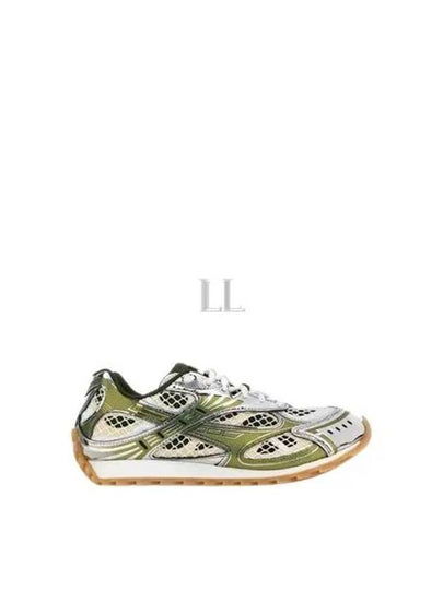 Orbit Mesh Rubber Low Top Sneakers Green - BOTTEGA VENETA - BALAAN 2