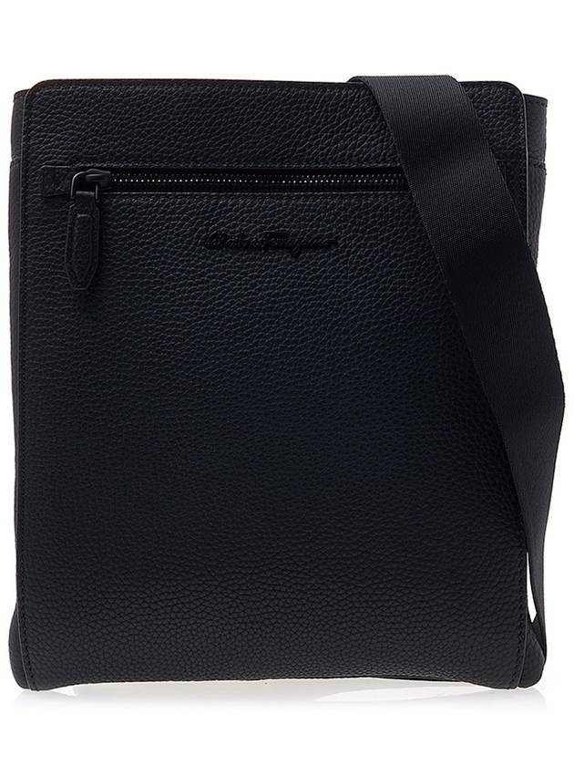 Firenze Leather Cross Bag Black - SALVATORE FERRAGAMO - BALAAN 2