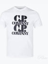 30/1 Jersey Graphic Short Sleeve T-Shirt White - CP COMPANY - BALAAN 2