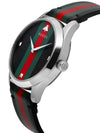 G Timeless 38MM Leather Watch Green Black - GUCCI - BALAAN 4