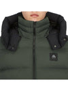 Logo Patch Hoodie Padding Vest Green - MOOSE KNUCKLES - BALAAN 11