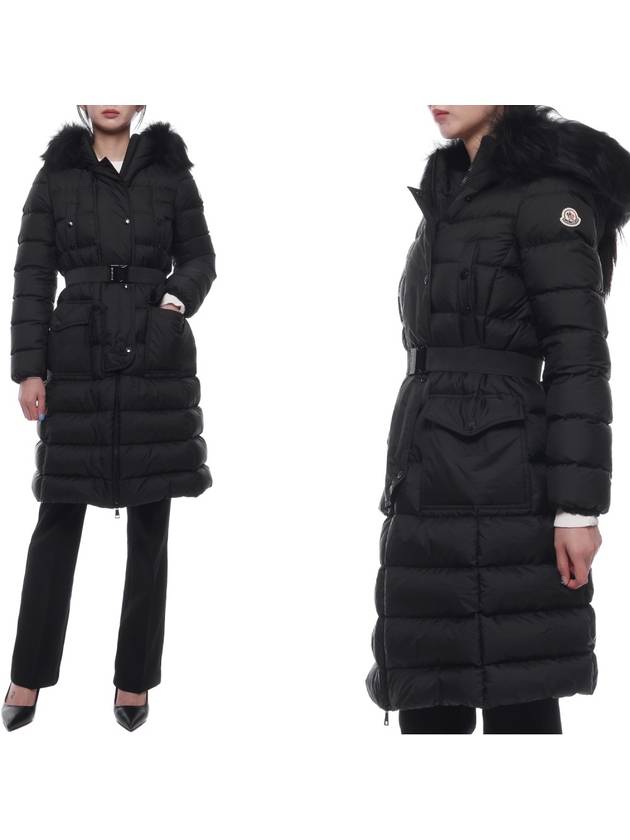 Women's Khloe Long Down Padding Black - MONCLER - BALAAN 2