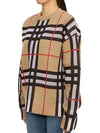 Vintage Check Crew Neck Knit Top Archive Beige - BURBERRY - BALAAN 3