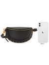 Leather Belt Bag Black - ISABEL MARANT - BALAAN 11