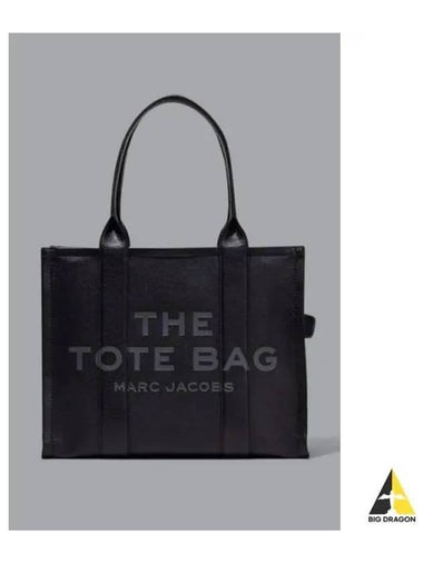 Leather Large Tote Black MBBAA23039BKX - MARC JACOBS - BALAAN 1